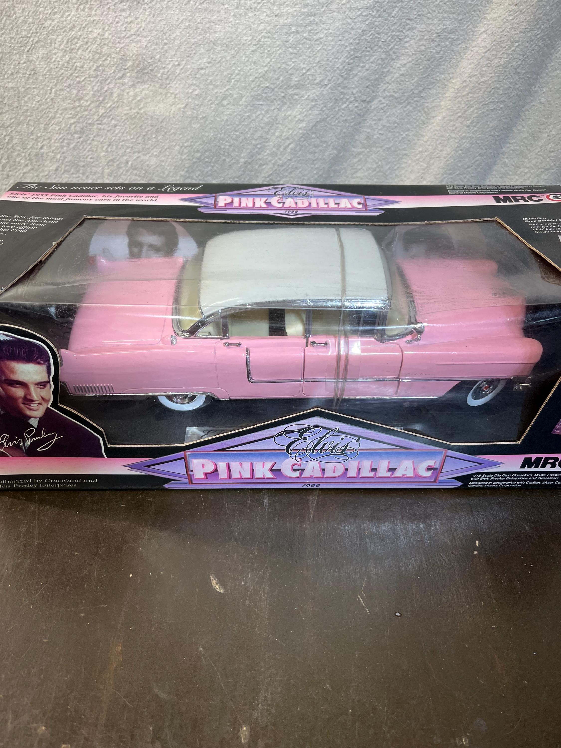 MRC 1:18 Scale Elvis Pink 1955 Cadillac Fleetwood Diecast Model