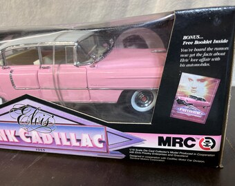MRC 1:18 Scale Elvis Pink 1955 Cadillac Fleetwood Diecast Model