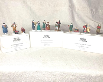 Department 56 Accessories: Choice of Street Musicians, Chamber Orchestra, Caroling