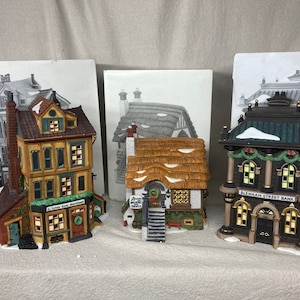 Dept 56 Dickens Village | J Lytes Coal Merchant, Lomas Ltd Molasses or Blenham Street Bank