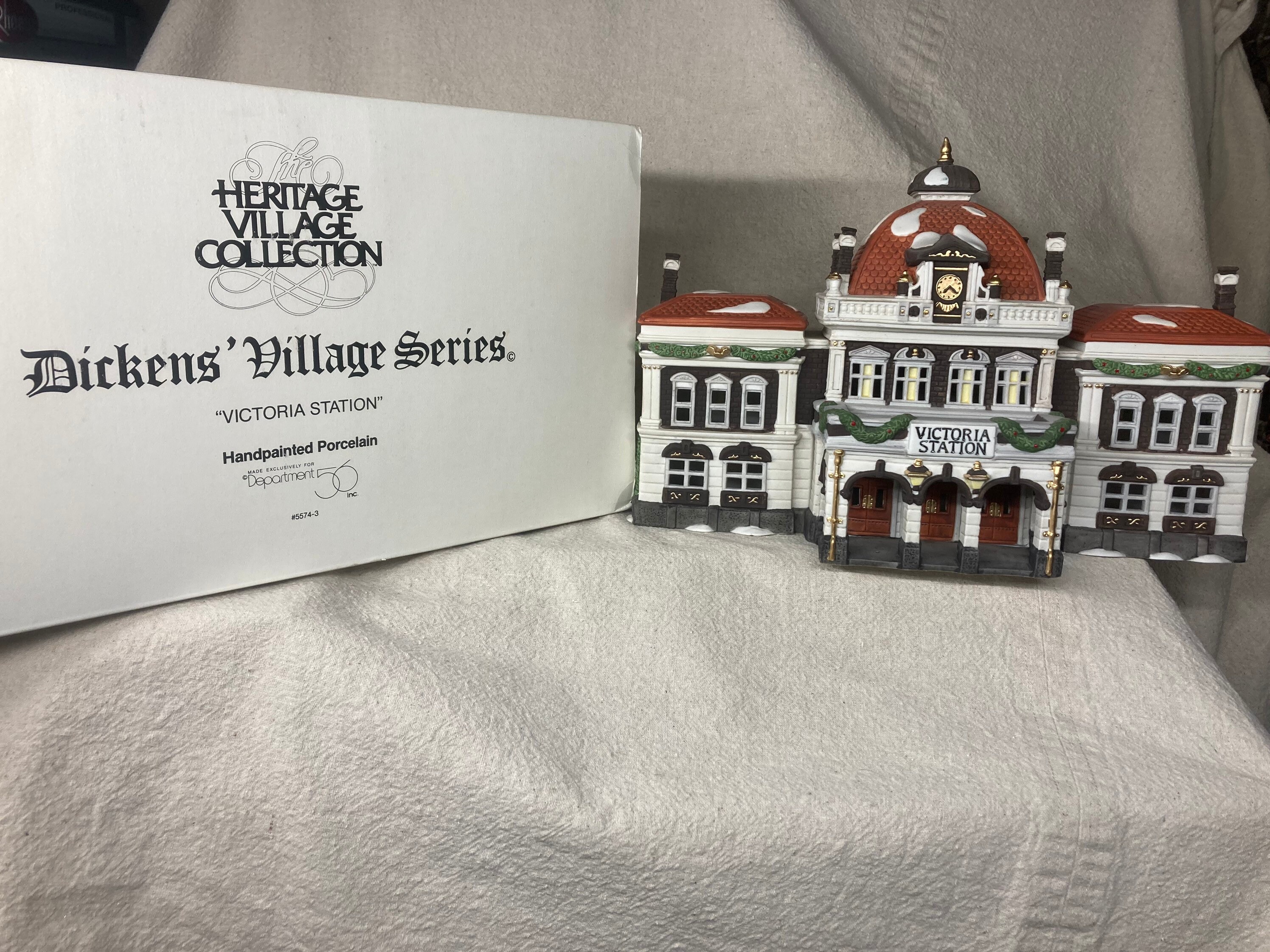 Department 56 Dickens Village: Victoria Station Porcelain
