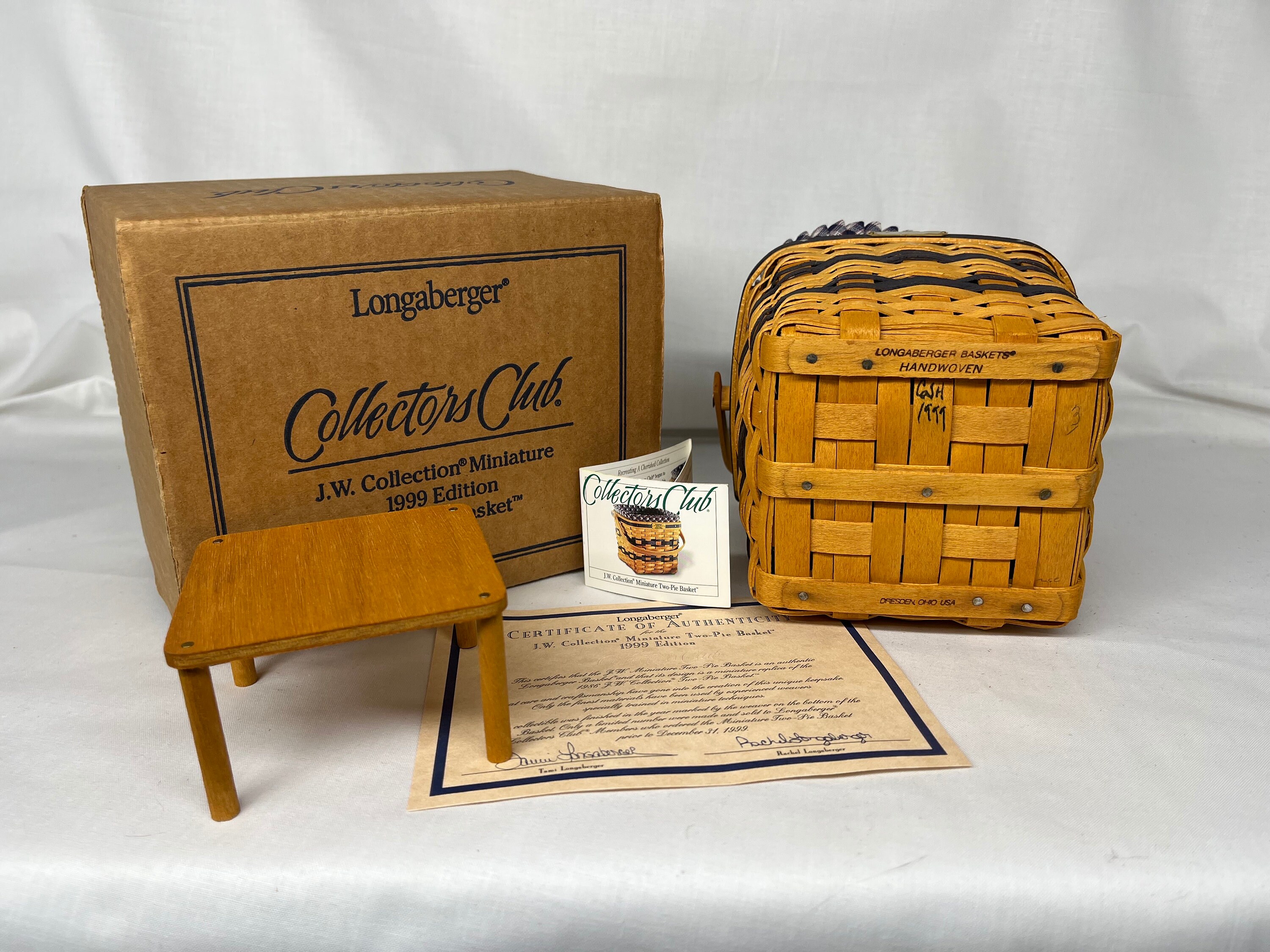 Longaberger Miniature Basket: Choice of Collector Club Editions - Etsy
