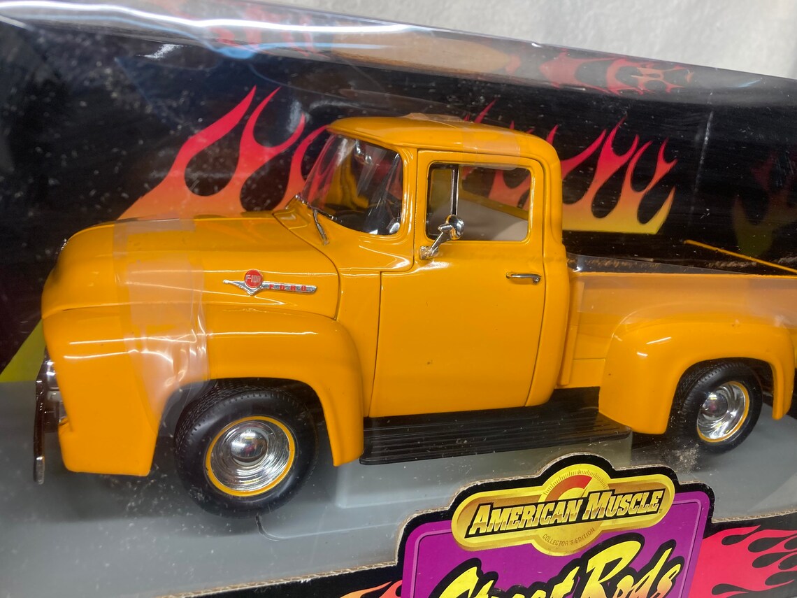 Ertl 1 18 Scale 1956 Ford F100 Street Rod Pick up Truck Etsy ertl-1-18-scale-1956-ford-f100-street-rod-pick-up-truck-etsy