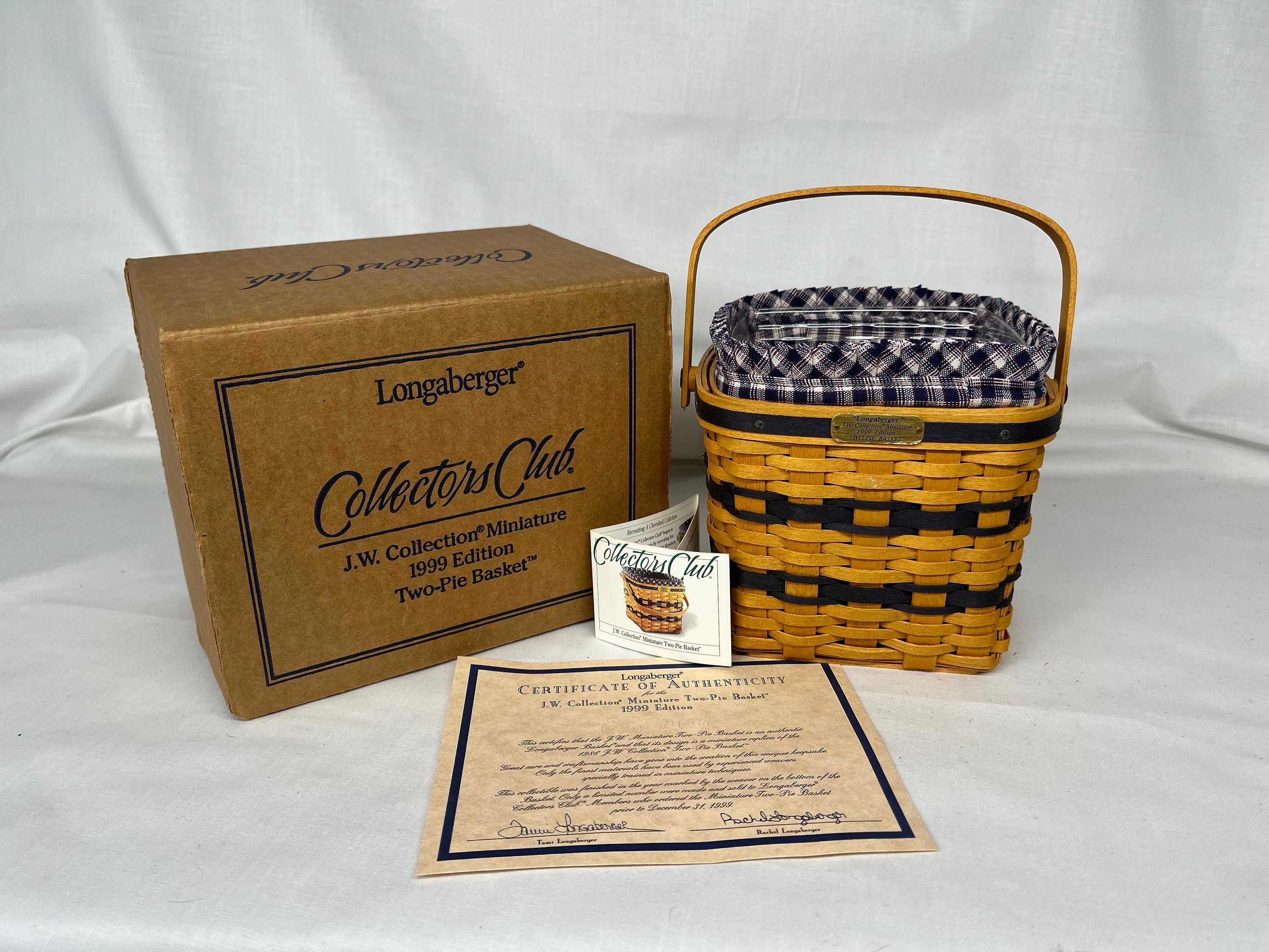 Longaberger Miniature Basket: Choice of Collector Club Editions - Etsy
