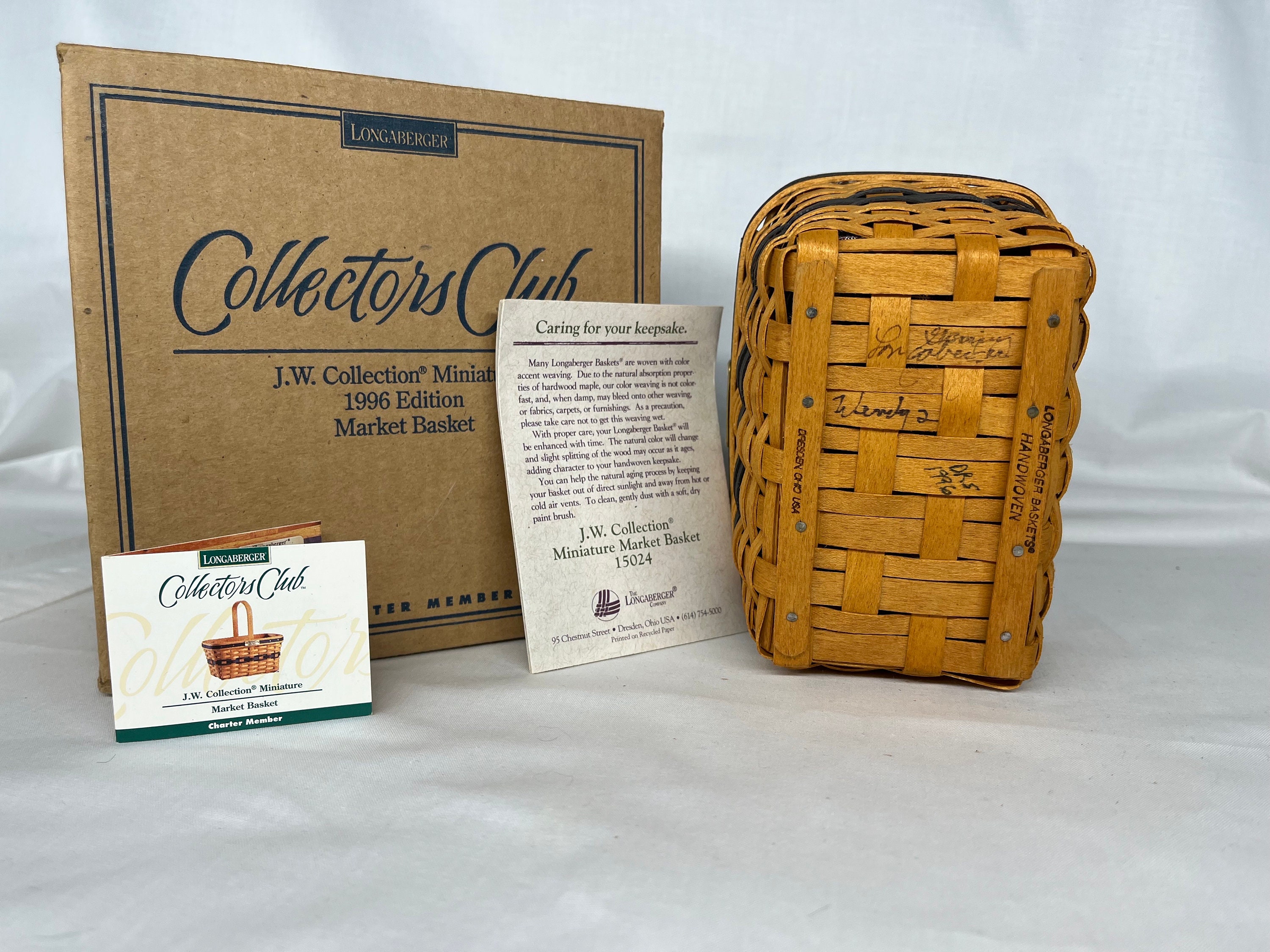 Longaberger Miniature Basket: Choice of Collector Club Editions - Etsy
