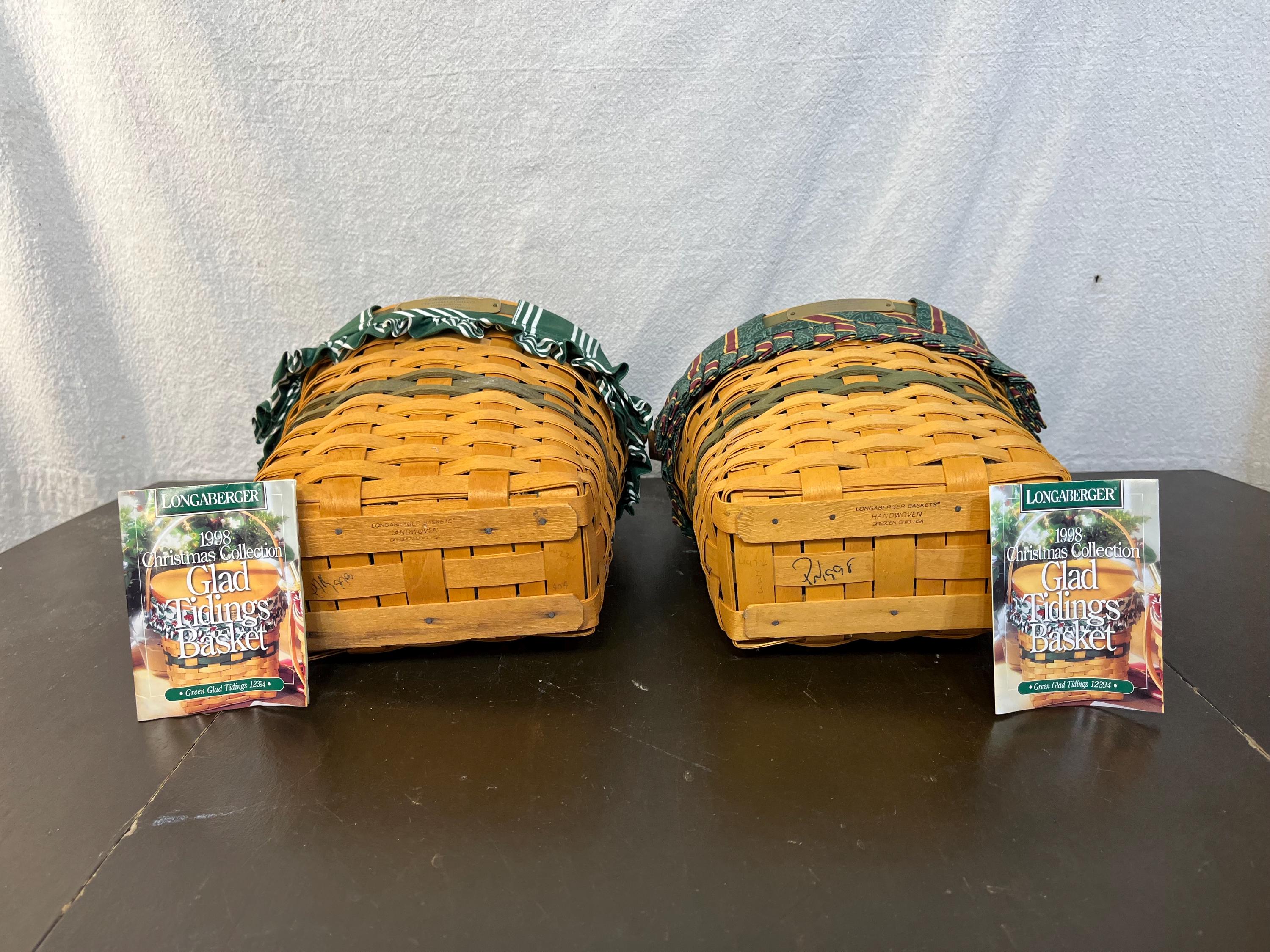 ロンガバーガー クリスマス コレクション バスケット: ヴィンテージ