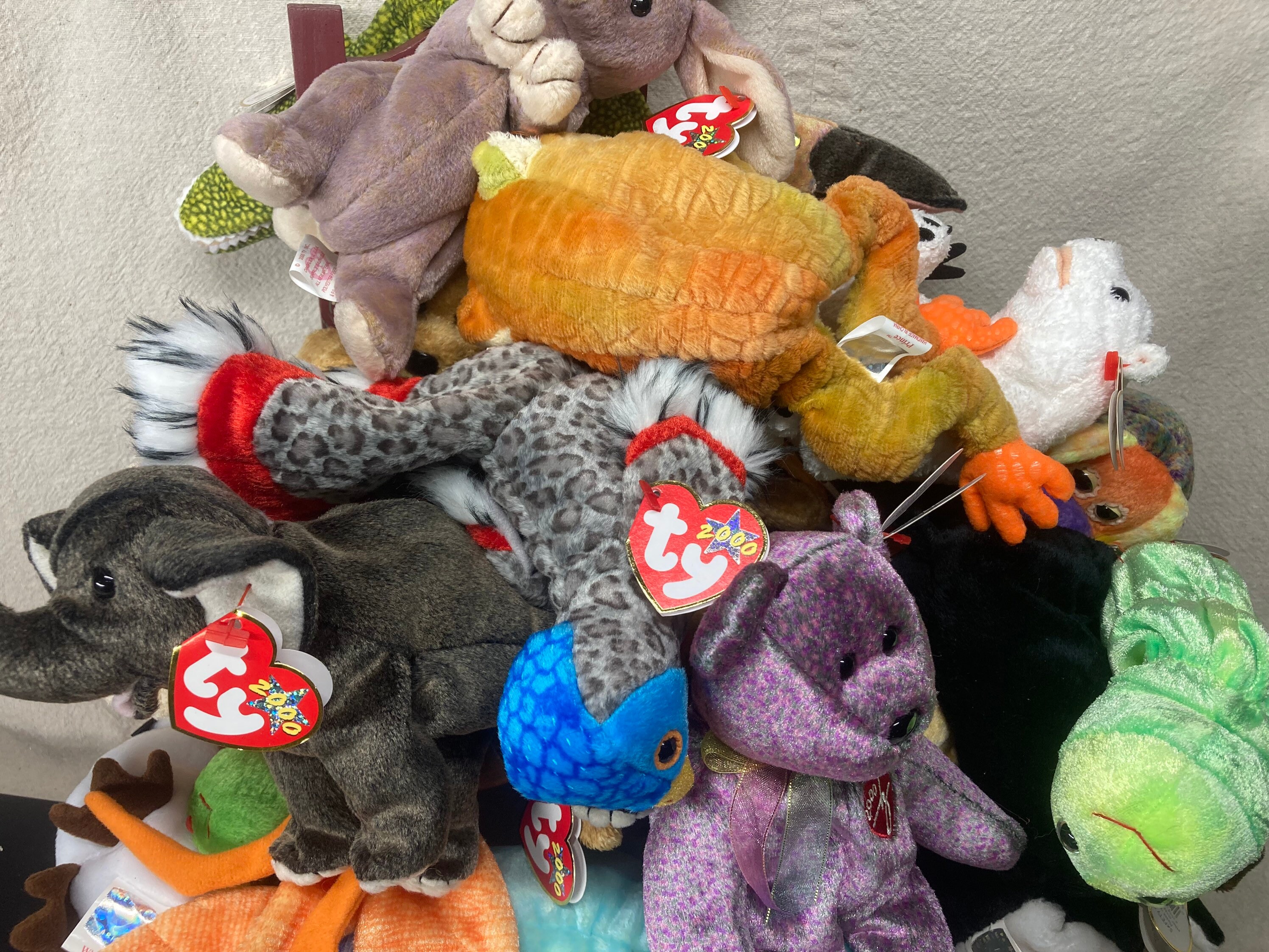 レア！平成レトロ Ty beanie baby 2000年製造 RARE 2000 Ty Beanie Babies Millennium Bear with ERRORS