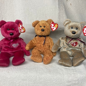 Vintage Ty Beanie Babies | Valentina | Fuzz | 1999 Signature | The Beanie Babies Collection