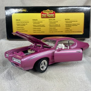 Ertl 1969 Pontiac GTO Diecast Model Car | 1:18 Scale, American