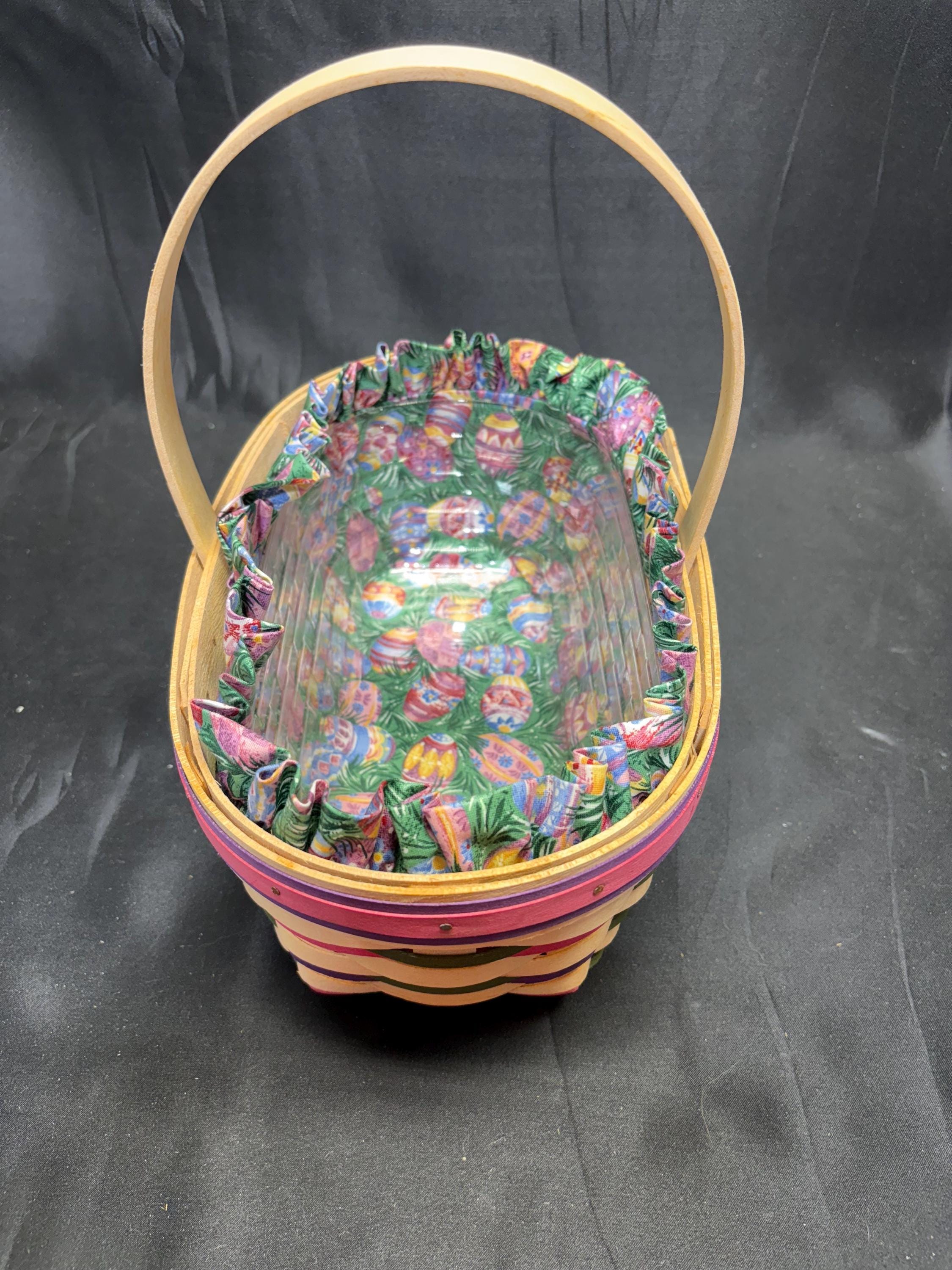 ロンガバーガー イースターバスケット：手編みコレクターバスケット