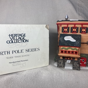 Department 56 Elves Trade School: North Pole Series Christmas Village