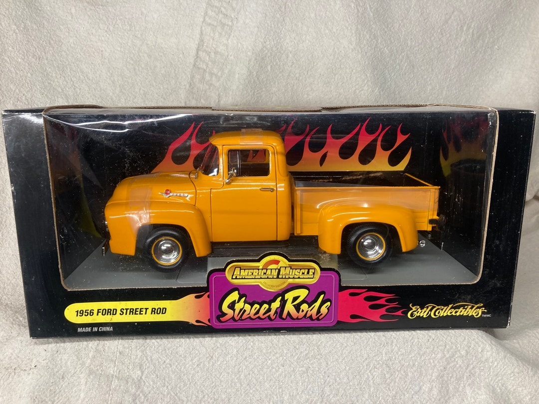 Ertl 118 Scale 1956 Ford F100 Street Rod Pickup Truck American Muscle