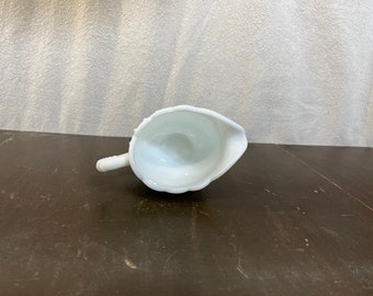 ヴィンテージ フェントン ホブネイル ミルクガラス クリーマー