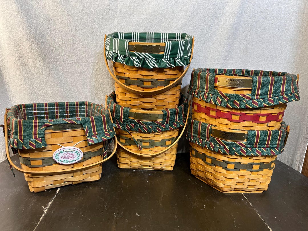ロンガバーガー クリスマス コレクション バスケット: ヴィンテージ