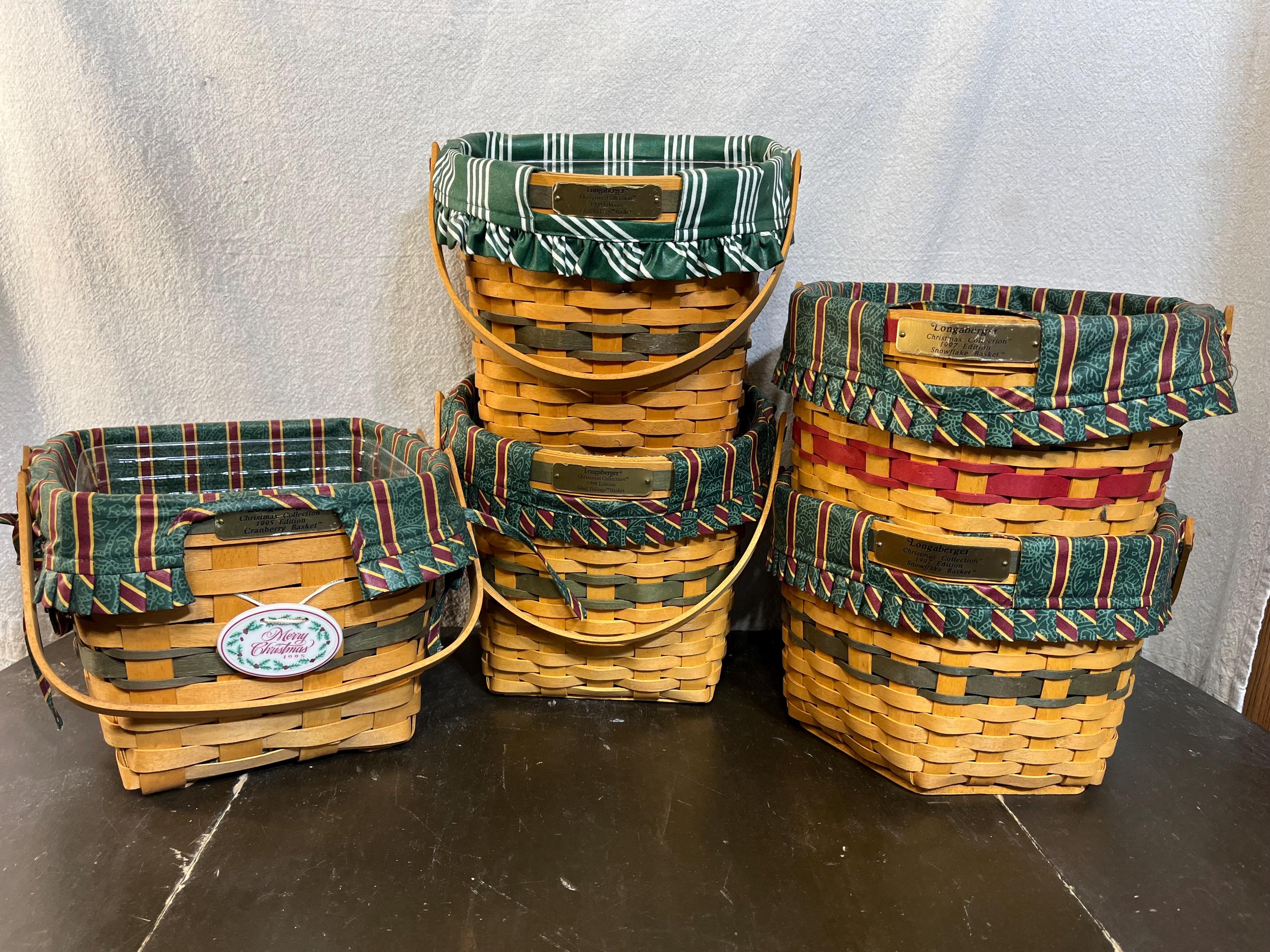 ロンガバーガー クリスマス コレクション バスケット: ヴィンテージ