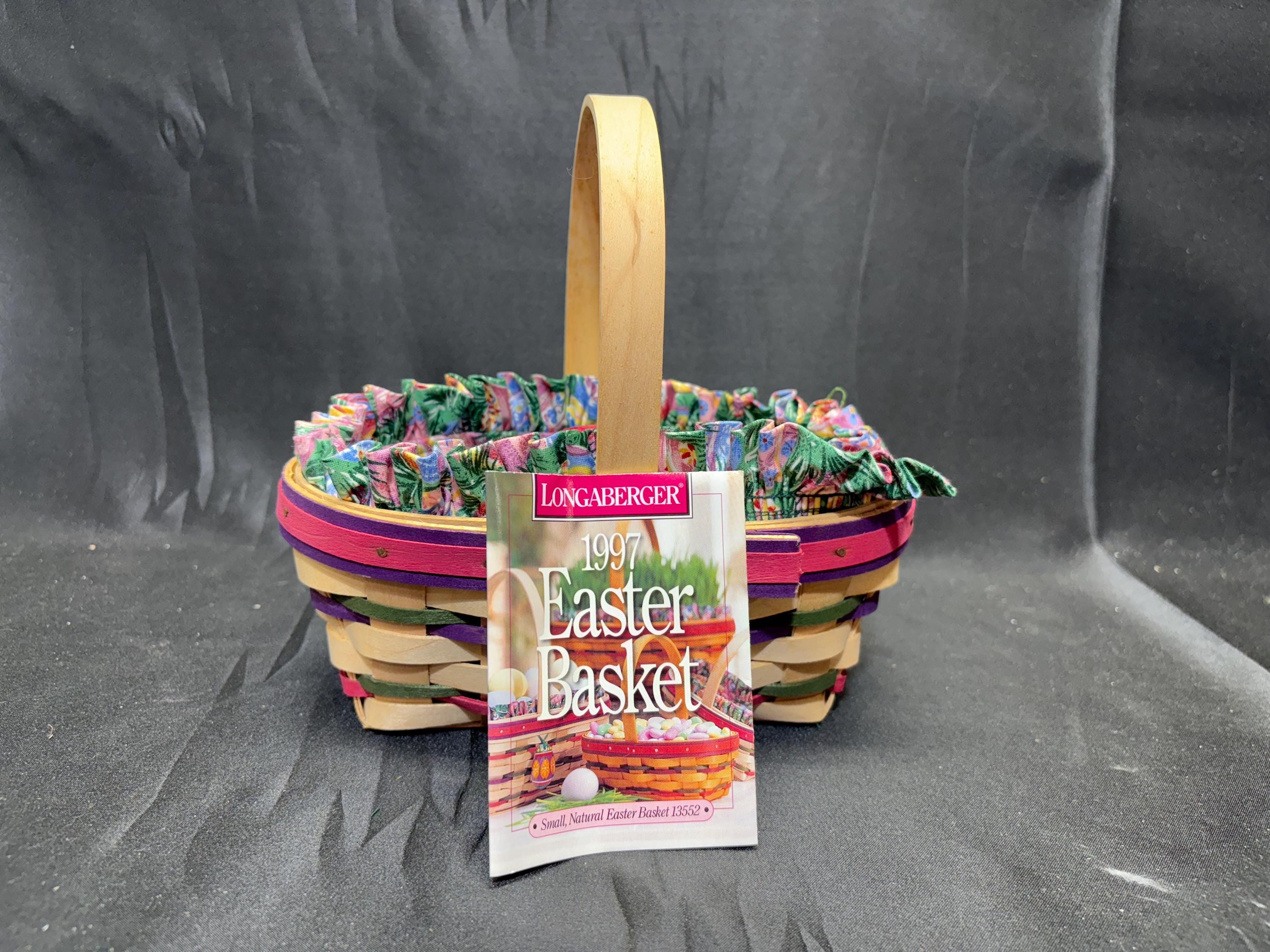 ロンガバーガー♪1997年製 ロンガバーガー イースターバスケット：手編みコレクターバスケット