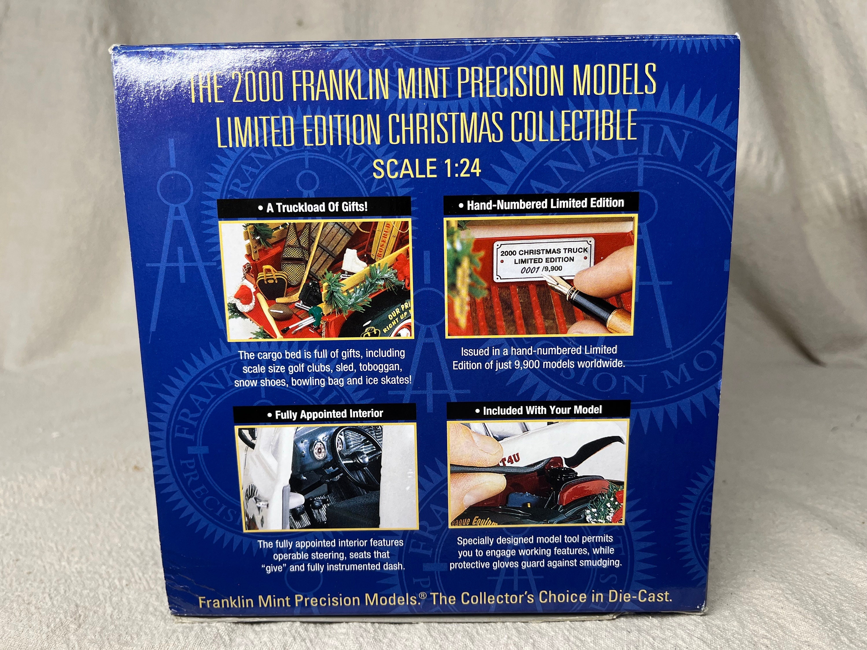 Franklin Mint 1950 GMC Christmas Truck | 1:24 Scale Diecast Model