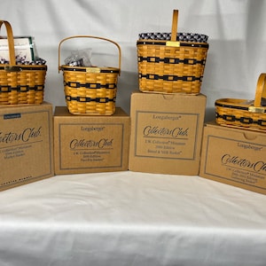 ロンガバーガー　バスケット　纏め売り ビンテージ ハンドメイド ロンガバーガー バスケット Vintage