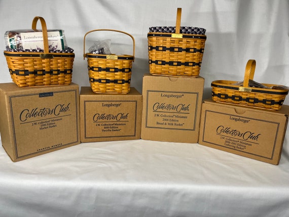 Longaberger Miniature Basket: Choice of Collector Club Editions - Etsy