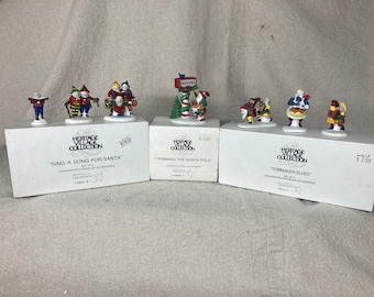 Dept 56: Choice of Sing Song For Santa, Trimming North Pole or Toymaker Elves