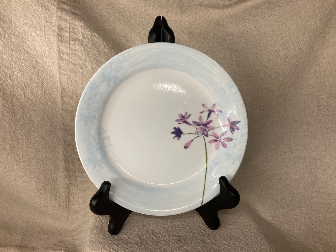 Vintage Corelle Summer Meadow Dinnerware Purple Flowers | Etsy