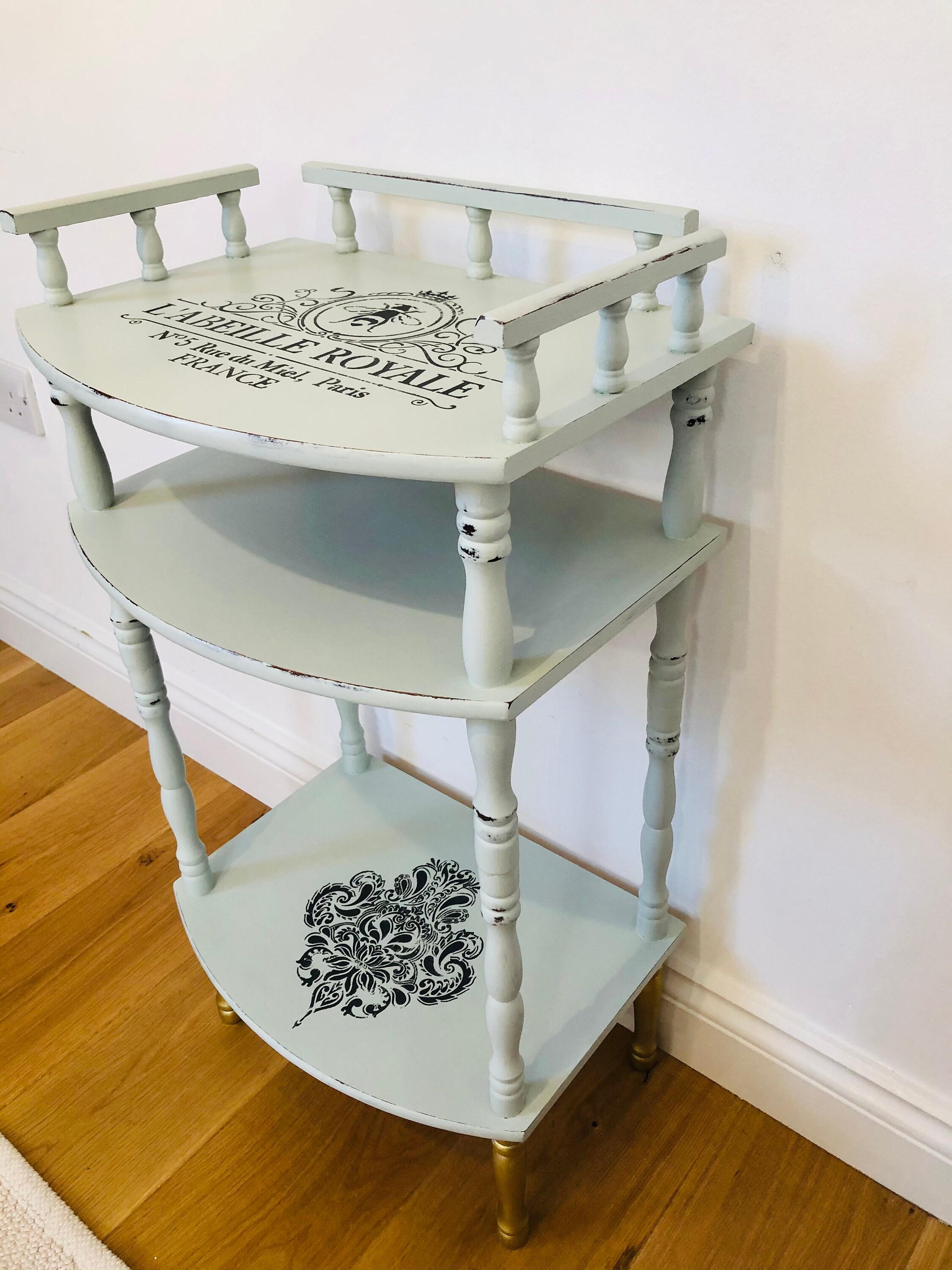 Vintage telephone table/hallway table/entrance side table/ Etsy