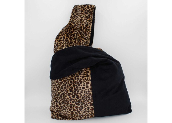 leopard print slouch bag