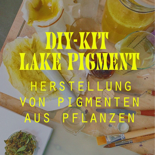 DIY-Kit zur Herstellung von Pigmenten aus Pflanzen/ Kit for the production of lake pigment