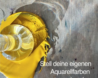 DIY-Kit Aquarellfarbe- Stell deinen eigenen Farbkasten her!