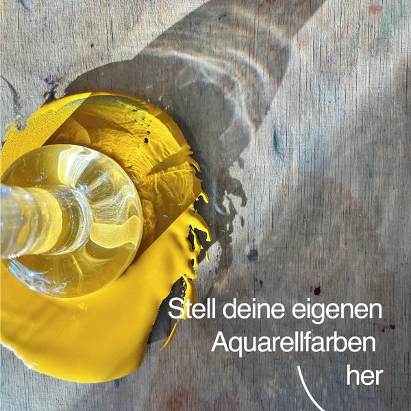 DIY-Kit Aquarellfarbe- Stell deinen eigenen Farbkasten her!