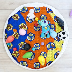 Bolsa de almacenamiento, tapete de juego portátil