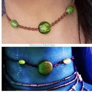 Neytiri choker, avatar, avatar the way of water, jewels, handmade, handmade, choker,Neytiri,necklace, necklaces, handmade necklaces