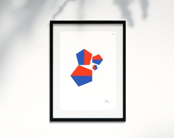 Limited Edition Screen Prints, Anton Stankowski, Gift For Designer, Modern Art Set, Geometric, •• Plate 32 ••