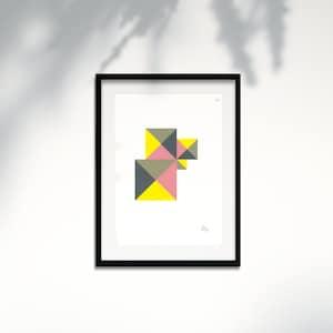 Limited Edition Screen Prints, Anton Stankowski, Gift For Designer, Modern Art Set, Geometric, •• Plate 36 ••