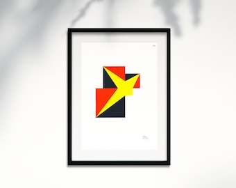 Limited Edition Screen Prints, Anton Stankowski, Gift For Designer, Modern Art Set, Geometric, •• Plate 20 ••