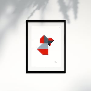 Limited Edition Screen Prints, Anton Stankowski, Gift For Art Lovers, Modern Art Set, Geometric, •• Plate 23 ••