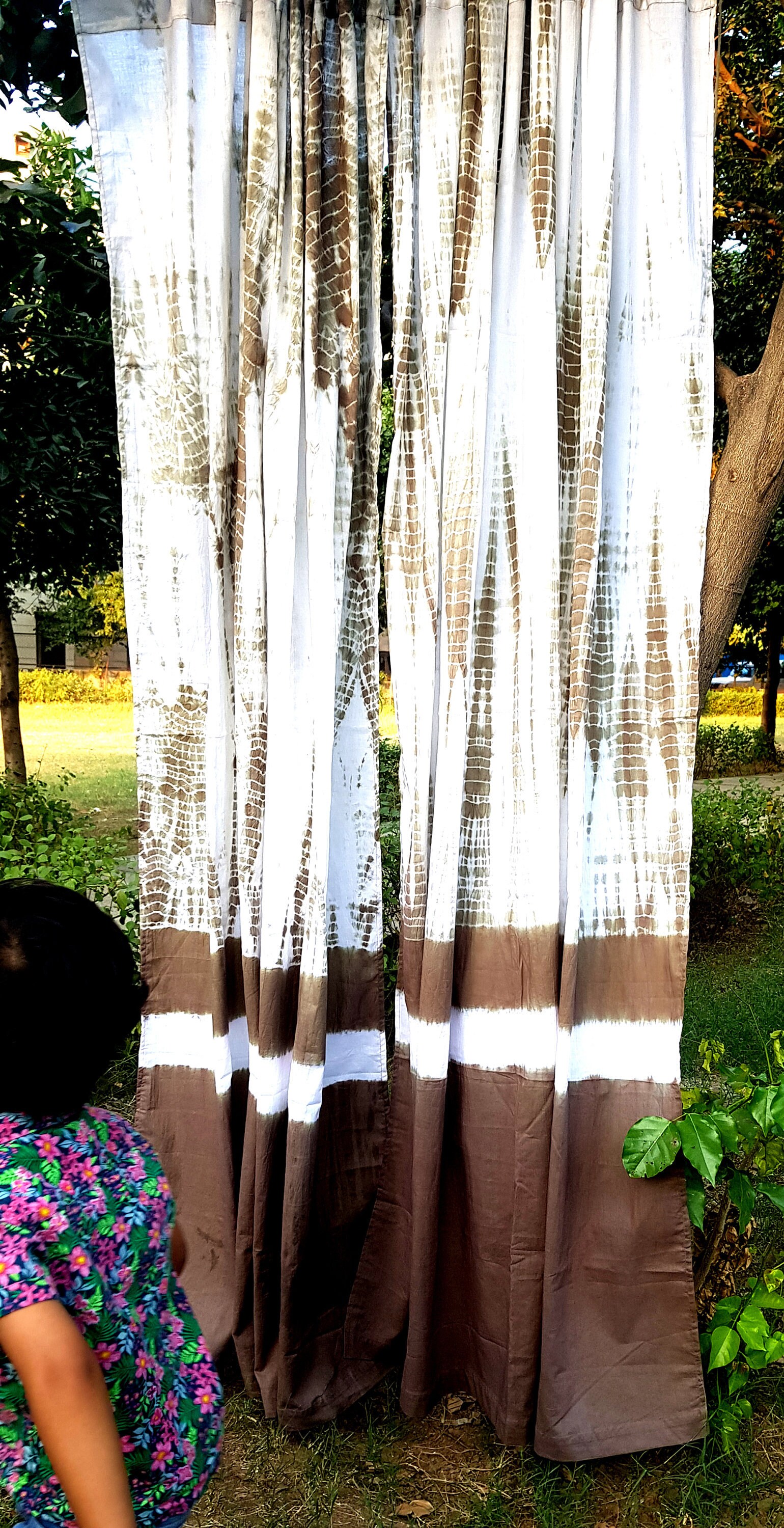 Tie Dye Curtains/sheer Panels/bohemian Curtains/window Etsy