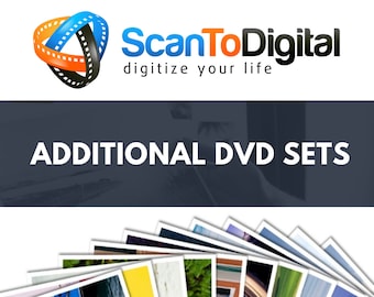 Additional DVD Set Of Your Scanned Photos Slides and Negatives