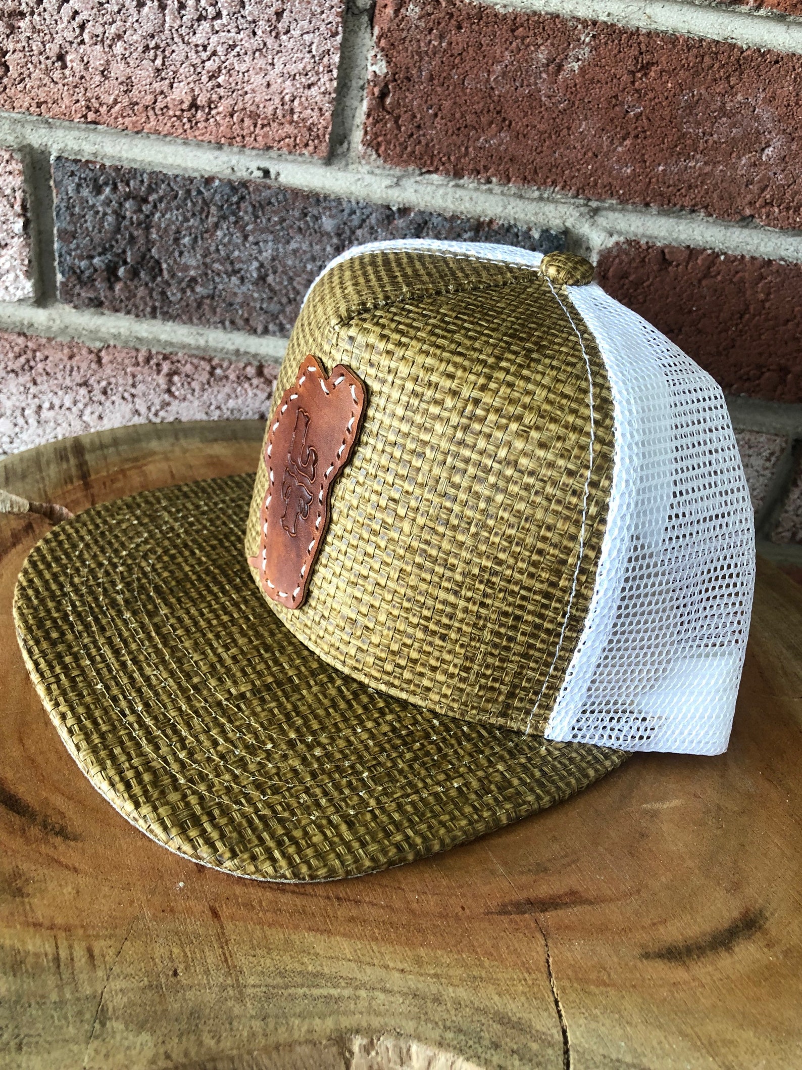 Straw front Snapback Lake Tahoe LT Hat Etsy