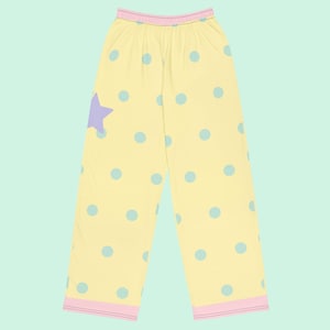 Fairy Kei, Pastel Kawaii unisex wide-leg pants
