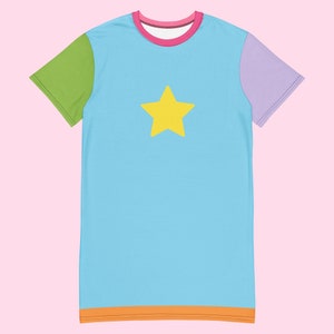 Kid Core Pop Kei T-shirt dress Decora kei clothes