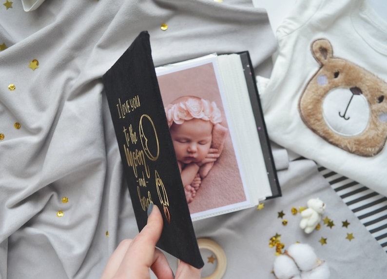Baby Photo Album Baby Memory Book 4x6 Photo Album Mini Etsy