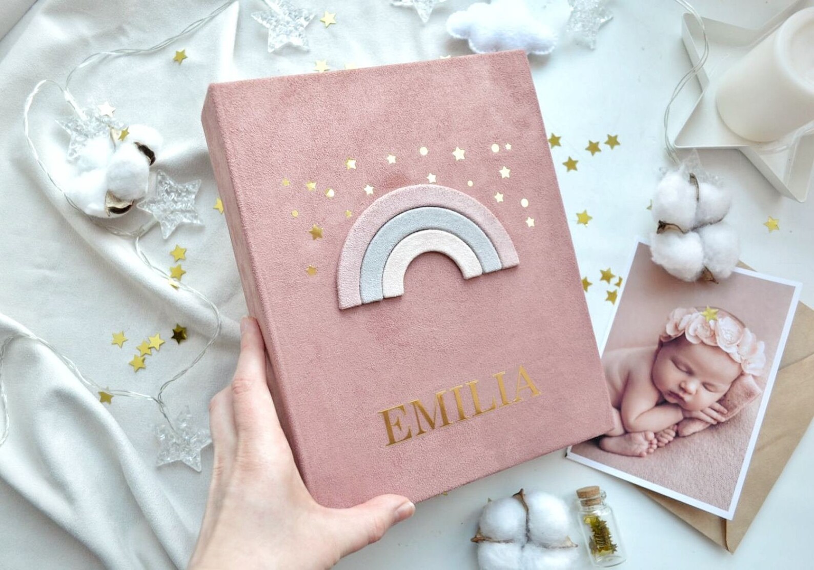 Personalized baby photo album 4x6 Custom baby memory book Etsy