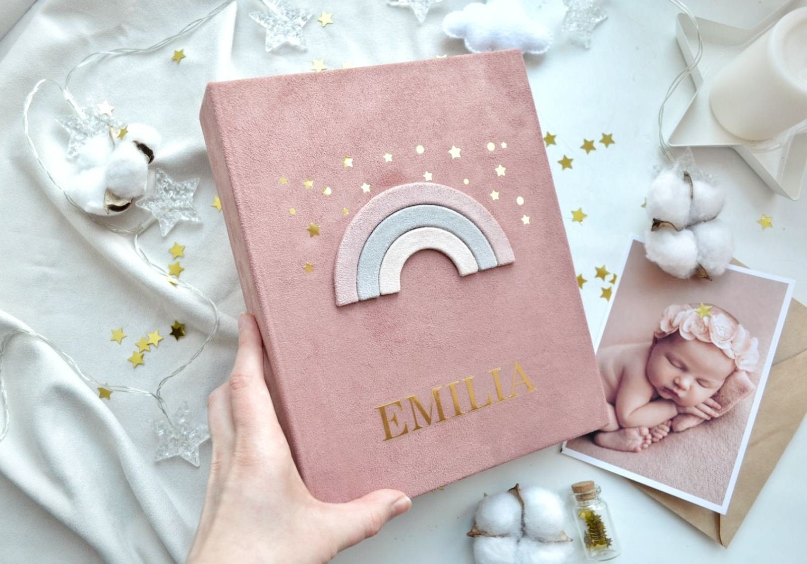 Personalized baby photo album 4x6 Custom baby memory book Etsy