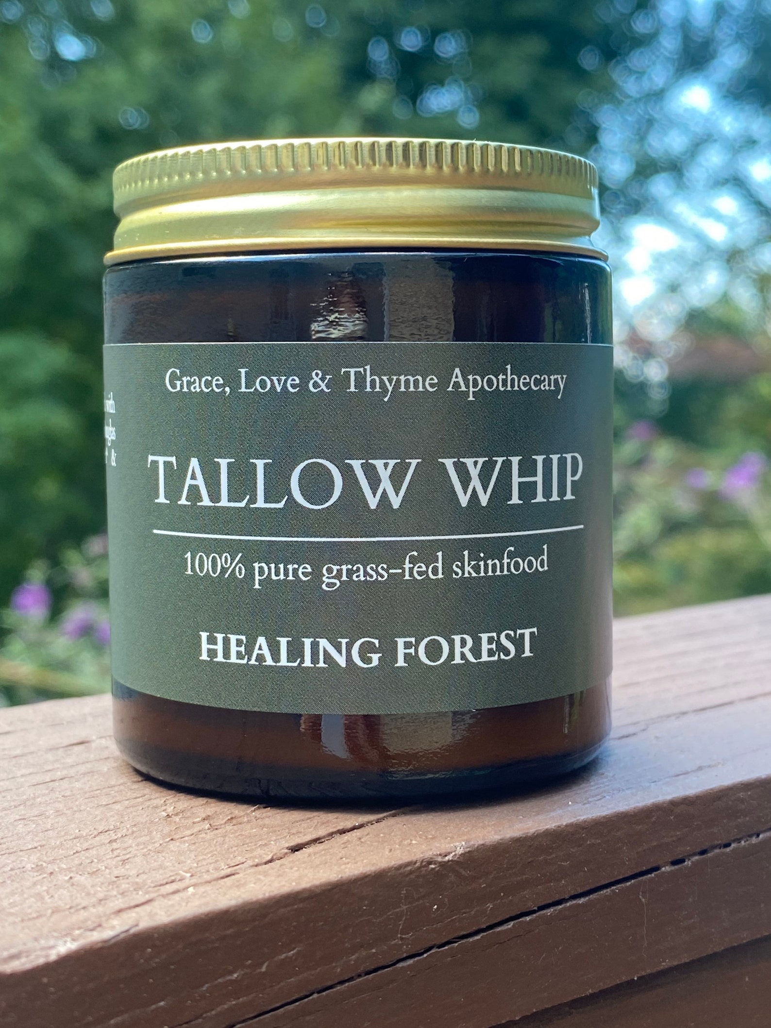Tallow Whip Healing Forest Moisturizer Pine Resin Etsy