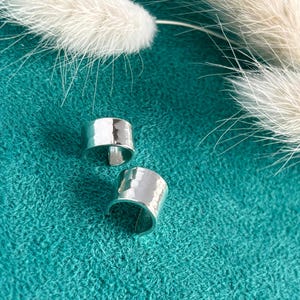Handmade Silver Cuff Earrings, No Piercing Comfy Pinch Ear Cuffs for Women, Teens, Men, Perfect Wrap Cuffs for Holidays and Everyday Wear
