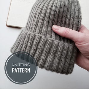 KNITTING PATTERN // Clay&#39;s Nexus Hat // Knit Hat // Knit Beanie Pattern