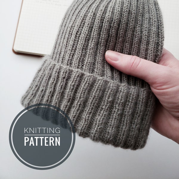 KNITTING PATTERN // Clay's Nexus Hat // Knit Hat // Knit Beanie Pattern