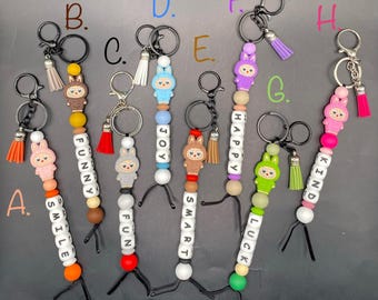Curious creature custom keychain