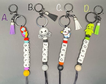 N.B.C custom name keychains